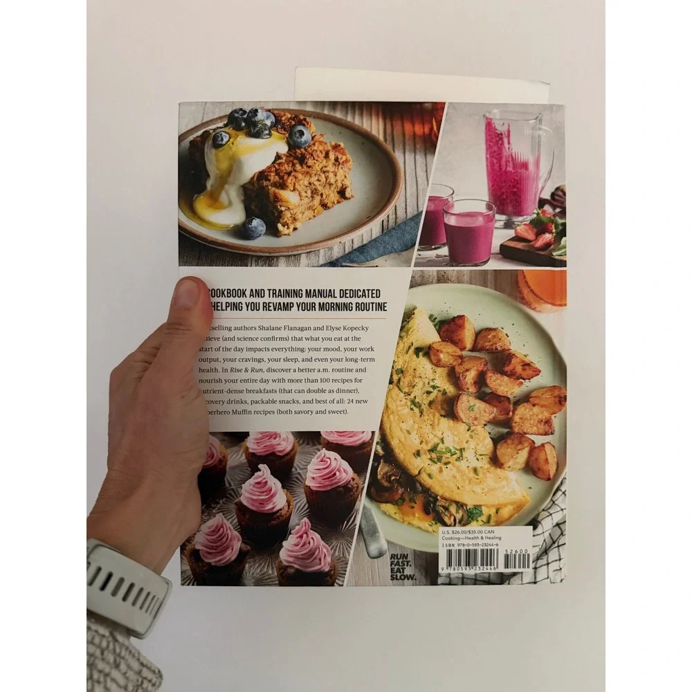 Rise & Run Cookbook Training Guide Shalane Flanagan Elyse Kopecky Hardcover‎